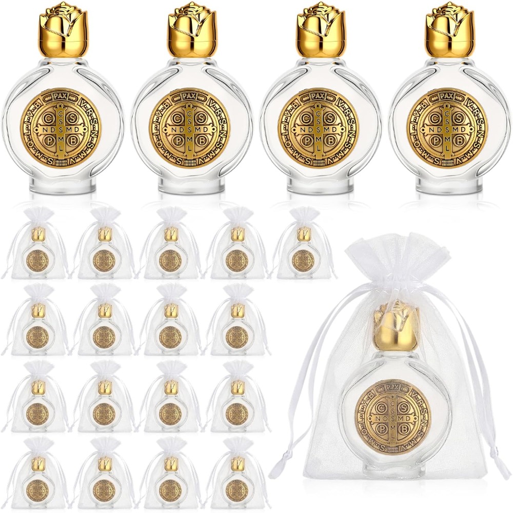 Glass Container Set - 2/5/10 Setler Kutsal Su Şişeleri 15ml