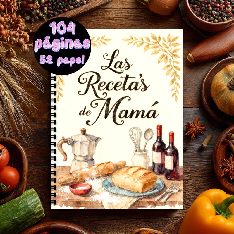 Meal Prep Book - İspanyolca Tarif Defteri A5 Erkekler ve