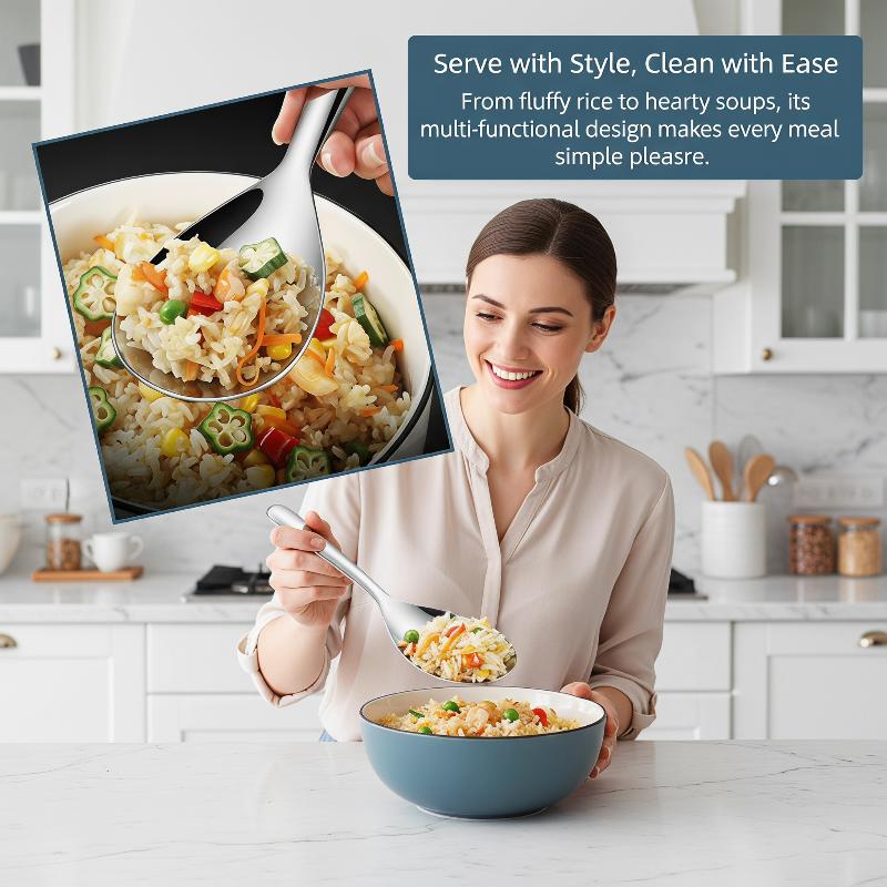 Isıya Dayanıklı Pirinç Kaşığı  - Meal Prep Rice incelemesi ve fiyatı