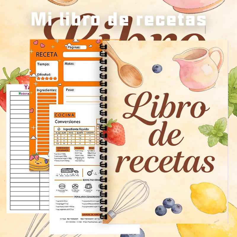 A5 Kağıt İspanyolca Tarif Kita - Meal Prep Book incelemesi ve fiyatı