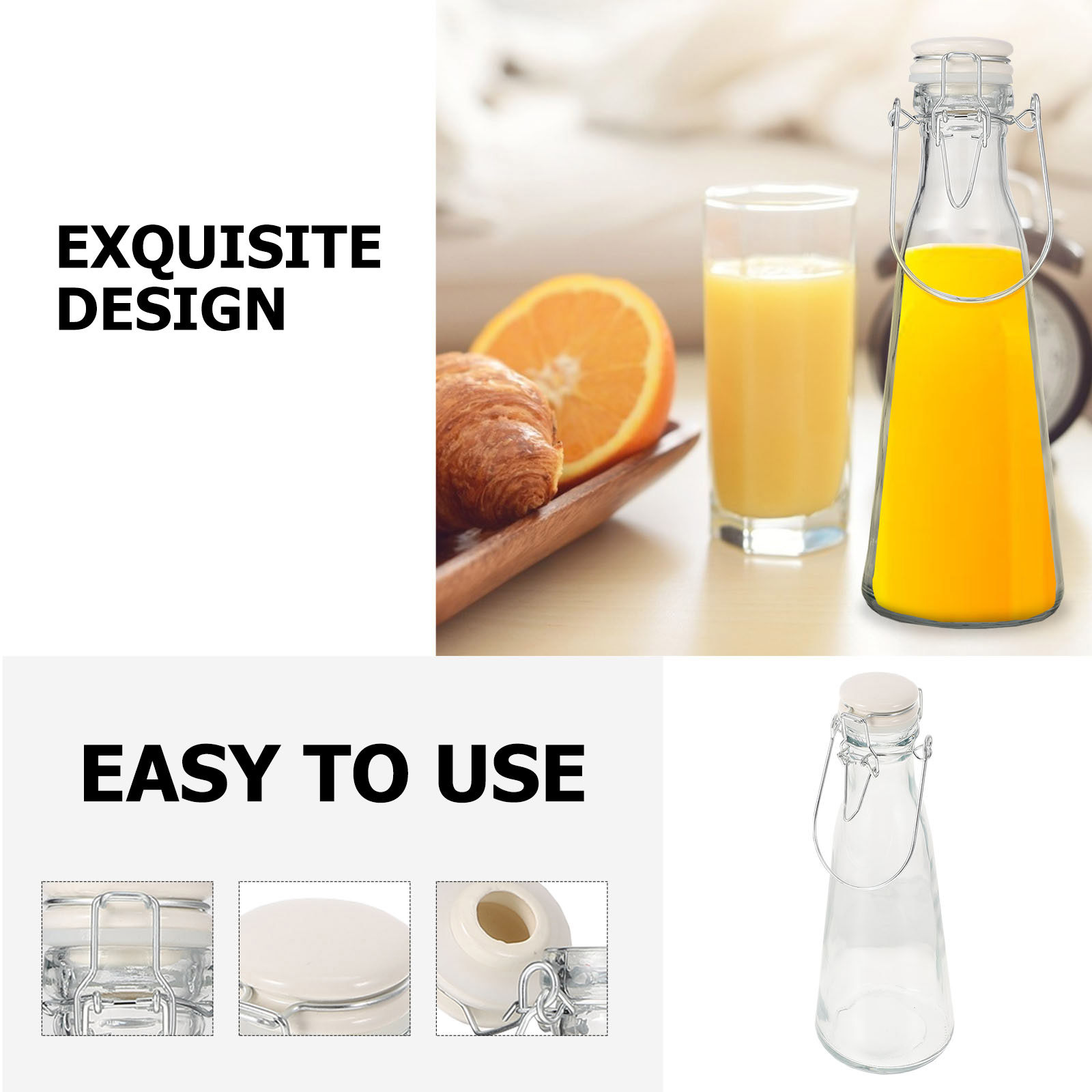 2 adet yüksek mukavemetli şeff - Glass Container Set incelemesi ve fiyatı