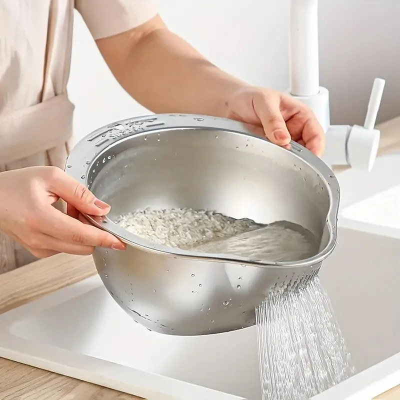 Paslanmaz Çelik Pirinç Yıkama  - Meal Prep Rice incelemesi ve fiyatı