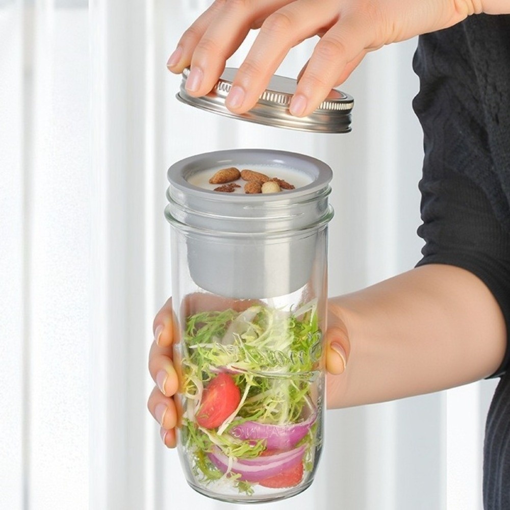 16/24 Oz Salata Cam Kavanozlar - Meal Prep Weekly incelemesi ve fiyatı