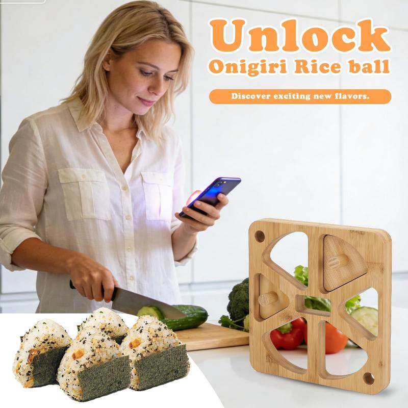 Ahşap Onigiri Pirinç Topu Kalı - Meal Prep Rice incelemesi ve fiyatı