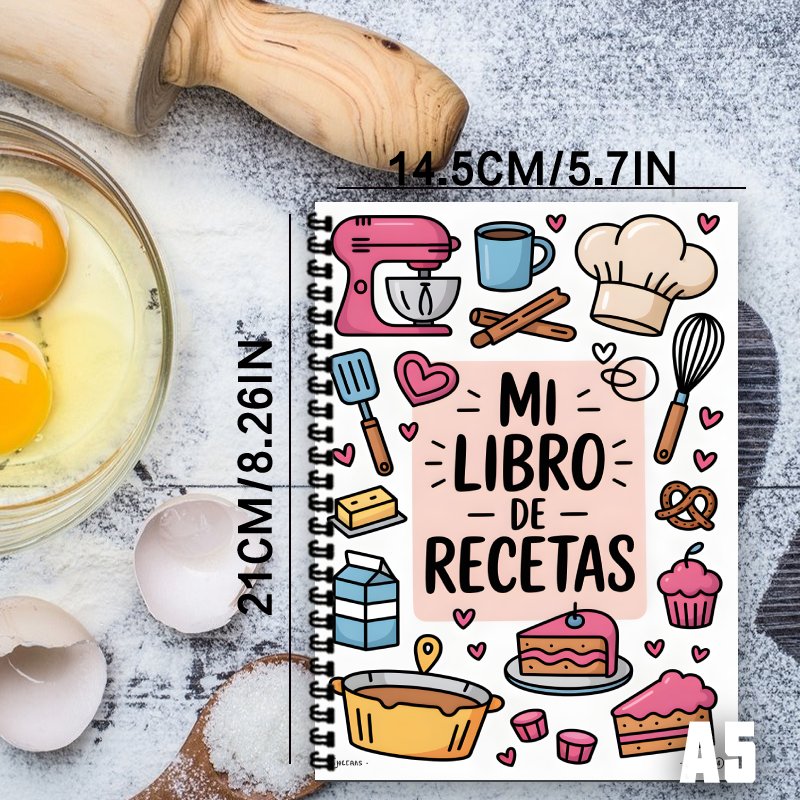 A5 İspanyol Tarif Defteri, Ev  - Meal Prep Book incelemesi ve fiyatı